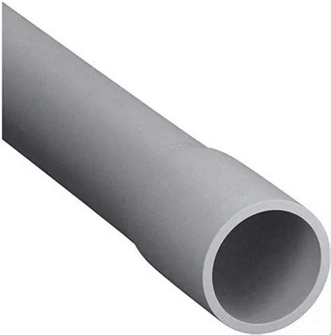 Gray Austro 1 Inch Hms Pvc Electrical Conduit Pipe 3mtrs Isi Type