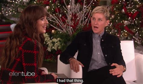 What Did Ellen Degeneres Do To Dakota Johnson?