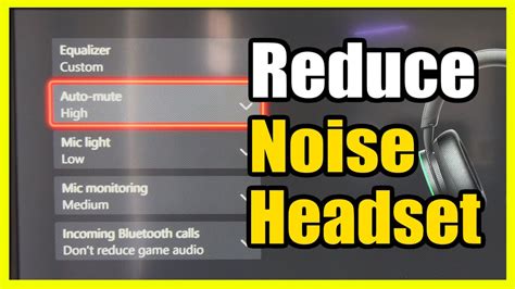 How To Reduce Background Noise With Setting On Xbox Wireless Headset Fast Tutorial Youtube