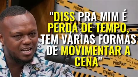 DJONGA FALA SOBRE DISS NA CENA DO RAP Podpah Cortes Stage YouTube