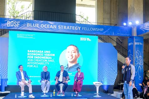 Kolaborasi Dengan Blue Ocean Strategy Fellowship Sandiaga Uno Sebut