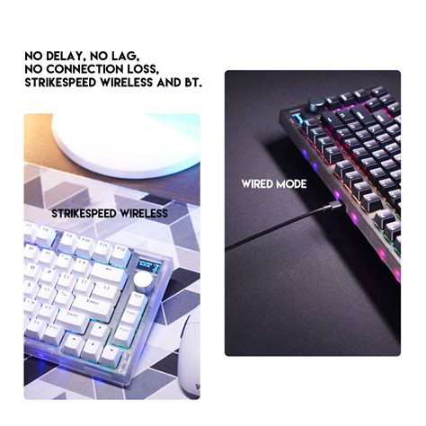 Buy Wholesale China Fantech Mk Abs Mechanical Keyboard Maxfit Frost Wireless Hot Swappable