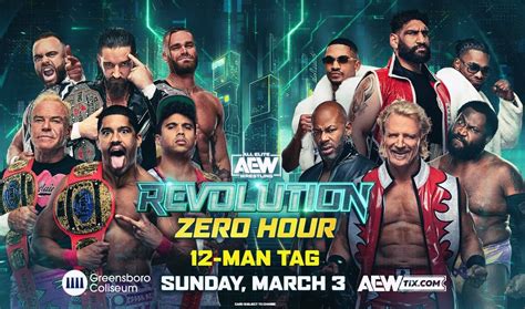 Big Multi Person Match Added To Aew Revolution Zero Hour Pre Show