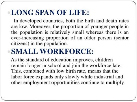 Population Problems In Developed Countries