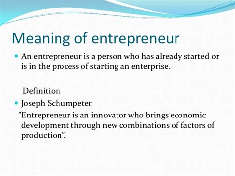 Significance Of Entrepreneur In Economic Development