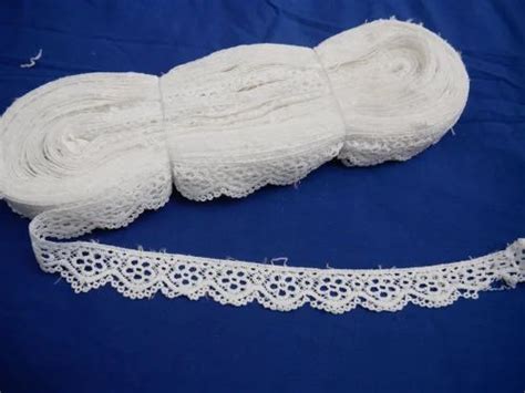 White Cotton Gpo Lace For Suit Width 3 Inch At Rs 185 Roll In Jaipur