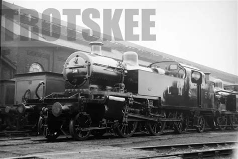 GLASS NEGATIVE LMS London Midland Scottish Railway Steam 59 C1930s 6