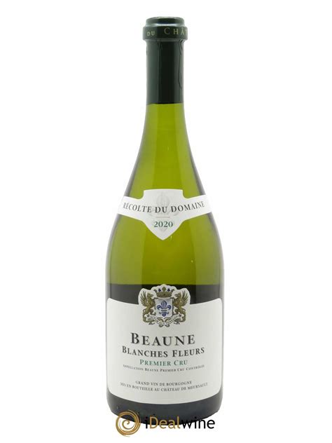 Acheter Beaune 1er Cru Blanches Fleurs Château de Meursault 2020 lot