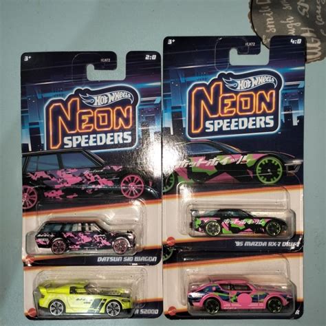 Jual Hot Wheels Neon Speeders Honda S Datsun Wagon Mazda Rx Drift Nissan Skyline
