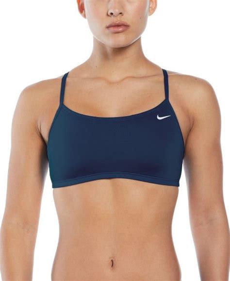 Str J K Pielowy Damski Essential Racerback Bikini Set Nike Swim Navy