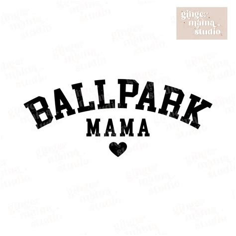 Ballpark Mama Varsity Png Baseball Png Sports Mama Png Softball Mama