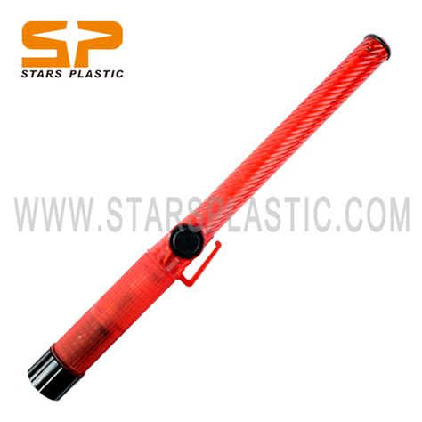 Rechargeable Red LED Traffic Baton Traffic Safety Control Baton Airport