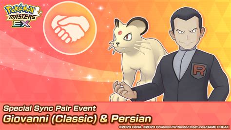 Pokémon Masters Ex Special Sync Pair Event Giovanni And Persian Sygna