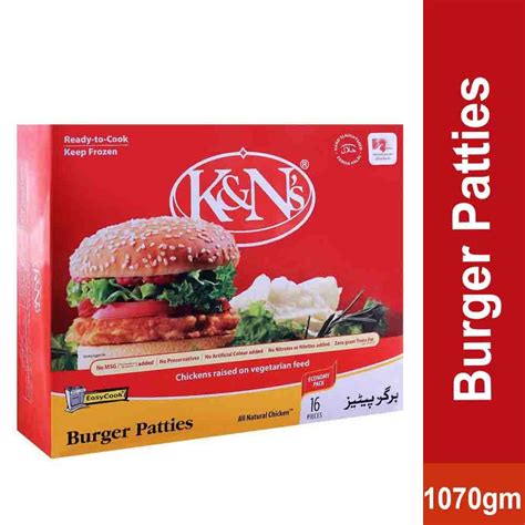 Buy K N S Burger Patties 16 Pieces 1070g At Best Price GrocerApp