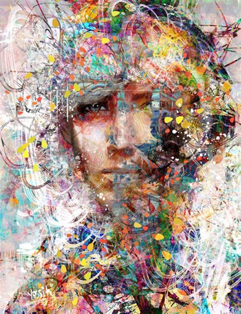 Yossi kotler sztuki portret giclee druku upiększać nie oprawione do