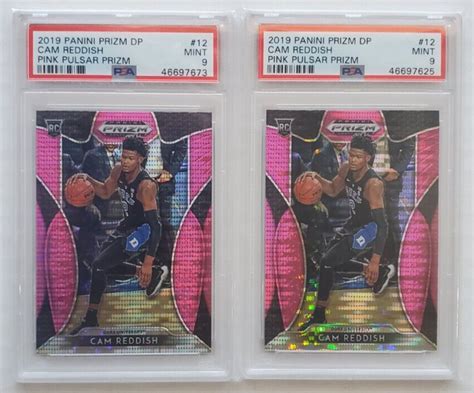 Cam Reddish Panini Prizm Draft Picks Pink Pulsar Prizm Psa