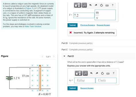 Solved Ua A Device Called A Railgun Uses The Magnetic Force Chegg