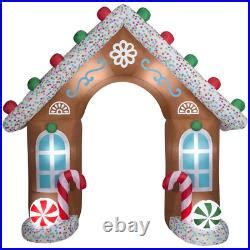 Ft Giant Inflatable Gingerbread House Archway Outdoor Christmas Blow