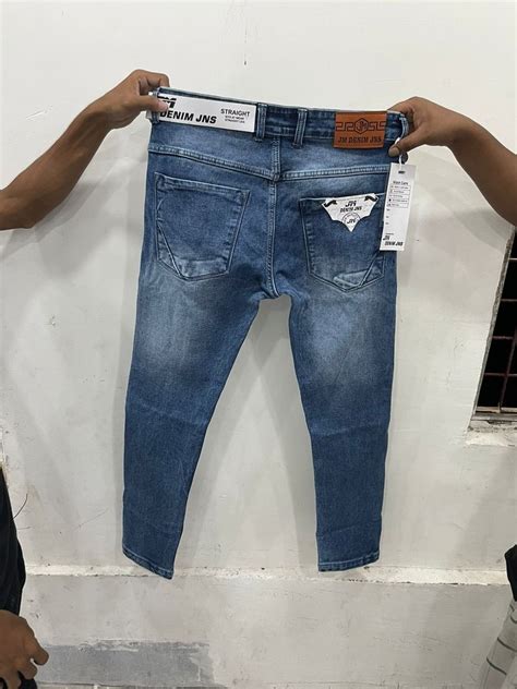 Regular Fit Faded Men Denim Jeans Navy Blue At Best Price In Kolkata