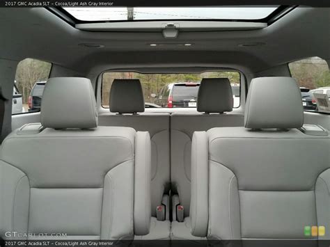 Cocoa Light Ash Gray Interior Rear Seat For The Gmc Acadia Slt