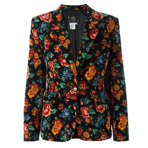 Kenzo Floral Print Blazer For Sale At 1stdibs