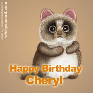 Happy Birthday Cheryl Free e-Cards