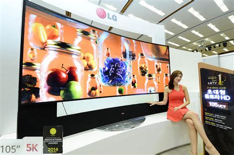 LG 105-inch CURVED ULTRA HD TV with 5K Resolution is available for pre ...