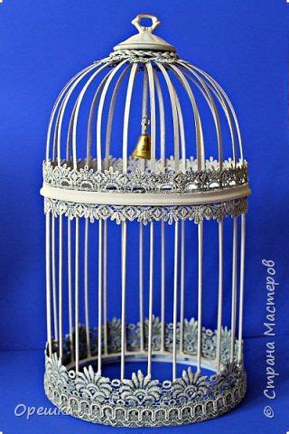 Декоративная клетка в стиле прованс, мини МК | Страна Мастеров | Птичья ...