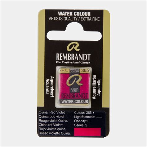 Rembrandt Aquarel Half Napje 365 Quinacridone Red Violet S2 Arts