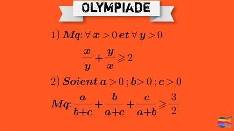 Olympiade maths pour lycée YouTube