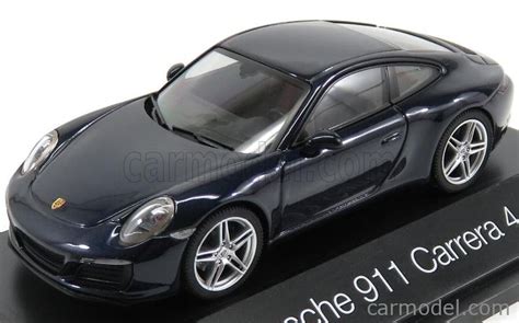 Herpa Escala Porsche Carrera Coupe Dark Blue