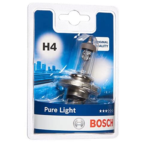 Bosch H4 Pure Light Lampe De Phare 12 V 60 55 W P43t Outilsauto Fr