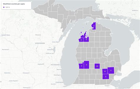 These Are The Wealthiest Counties In Michigan New Study Says