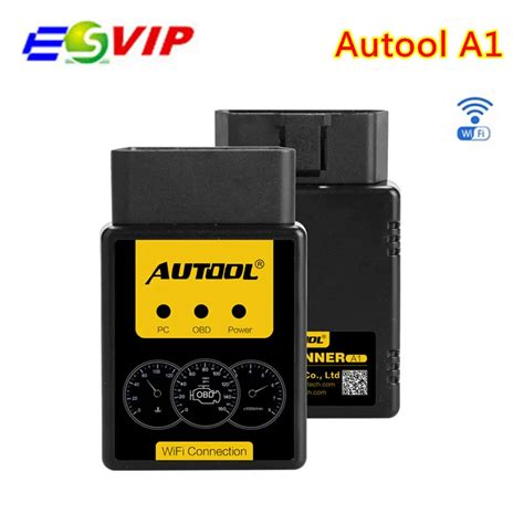 AUTOOL A1 OBD2 Scanner V1.5 Bluetooth/WIFI V1.5 Supports All OBDII ...