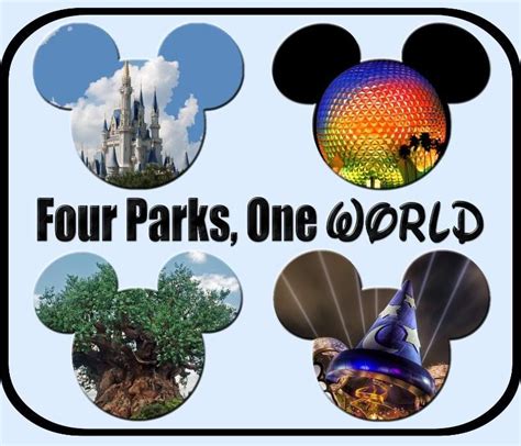 Four Parks One World Disney World Trip Disney World Disney Dream