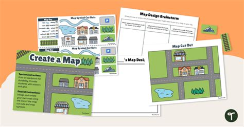 Neighborhood Map For Kids Blank