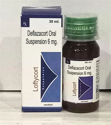 Pediatric Medicines Deflazacort Oral Suspension 6mg Manufacturer From