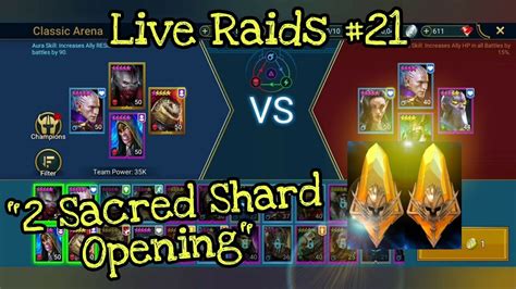 2 Sacred Shard Opening Raids 21 Raid Shadow Legends YouTube