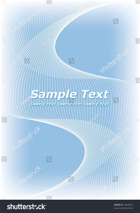 Blue Title Page Template Stock Vector Illustration 16828201 Shutterstock