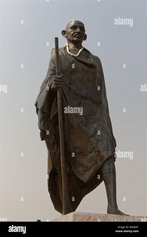 Statue Of Mahatma Gandhi At The National Salt Satyagraha Memorial