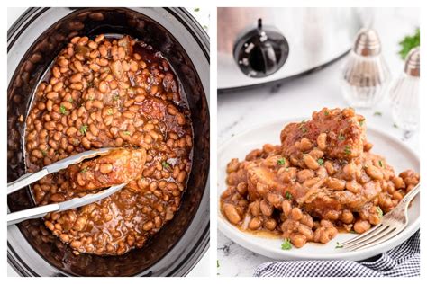 Slow Cooker Country Style Ribs and Baked Beans - The Magical Slow Cooker