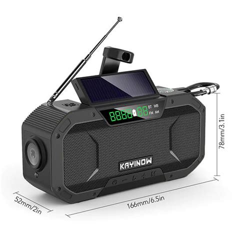 Купить Аварийное радио светильник iLoungeMax Hand Radio на солнечной ...