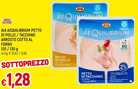 Aia Aequilibrium Petto Di Pollo Tacchino Arrosto Cotto Al Forno