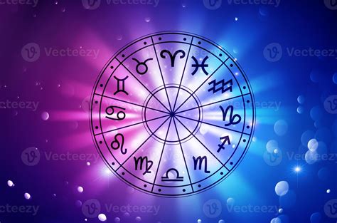 Signos Del Zodíaco Dentro Del Círculo Del Horóscopo Astrología En El