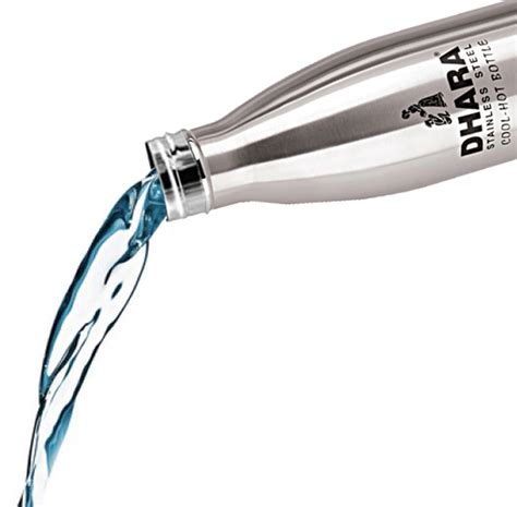 Buy Dhara Stainless Steel Water Bottle For Hot Cold Water 1000ml DHARA40 Online 889 From