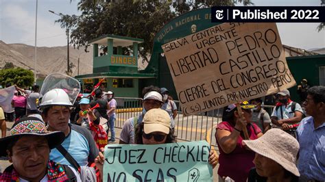 Protesters In Peru Demand Justice For Ousted President Pedro Castillo