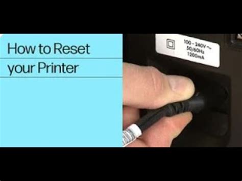 How To Reset Your HP Printer HP Support HP Printer Service HP