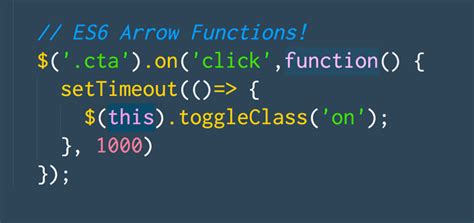 Understanding Es Arrow Functions For Jquery Developers Wes Bos