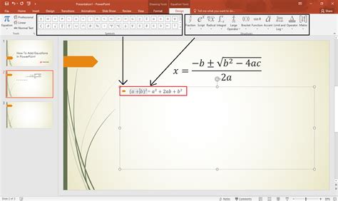 How To Add Equations To Powerpoint Quickly And Easily