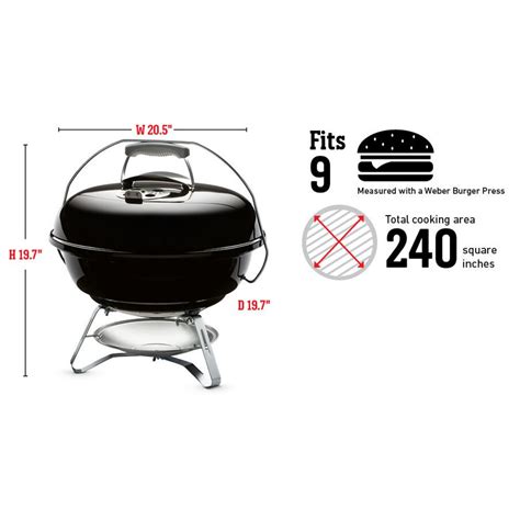 Weber Jumbo Joe Portable Charcoal Grill Inch Web